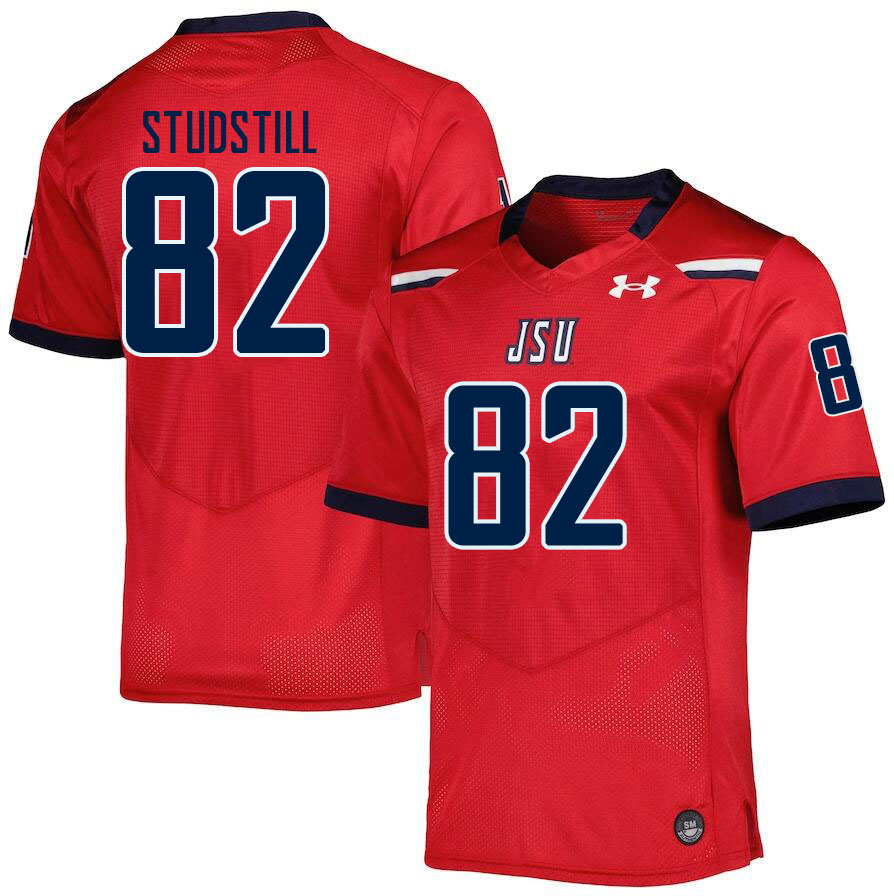 Men-Youth #82 David Studstill Jackson State Tigers 2023 College Football Jerseys Stitched-Red